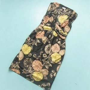 Moschino Cheap Chic Silk Blend Floral Print Front Knot Sleeveless Dress Size 10 - Picture 1 of 8