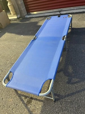 Texsport Plegable Aluminio De Colección Camping Cuna Senderismo Cama Dormir Exterior Militar Foto 1 de 4