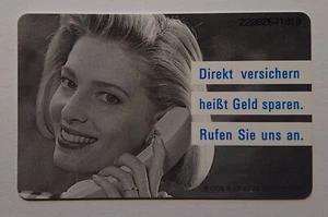 Telefonkarte Telefonwertkarte Sammelkarte 12 DM Cosmos Direkt Versicherung - Bild 1 von 2