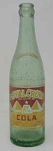 ROYAL CROWN COLA NEHI 12oz Pyramids Soda Pop Bottle BEMIDJI MINN - Heavy Wear - Picture 1 of 12