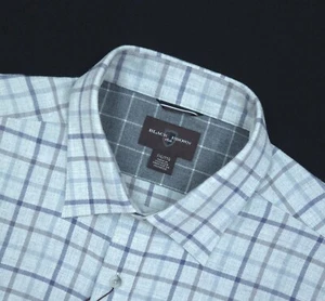 Black Brown 1826 Men's 2XL Plaid Long Sleeve Flannel Button Up Shirt Multicolor - Picture 1 of 12