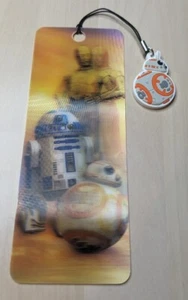 Star Wars Droids 3D Bookmark Multi-Color with Charm - Picture 1 of 3