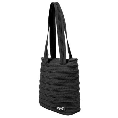 Zipit Cabana Medium 2 Handle Tote Bag BLACK - Image 1 of 2