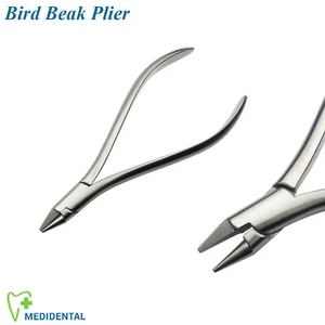 Instrumentos de ortodoncia alicate de pico de pájaro arco alambre doblado y formado herramientas dentistas - Imagen 1 de 4