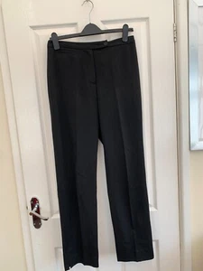 Wallis Black Slim Leg Tailored trsouers size 10 VGC - Picture 1 of 2