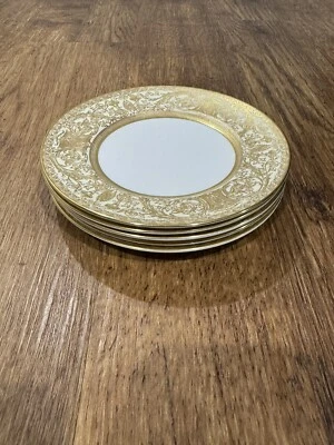 Placas laterales Royal Worcester EMBAJADA blancas/doradas 5 disponibles  Foto 1 de 3