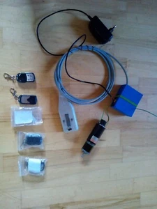 Funksteuerung 12V DC Motor + Fernbedienung + Netzgerät - Bild 1 von 3