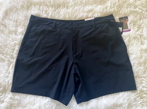 NWT 90 Degree by Reflex Athletic Golf 7" Hillcrest Shorts Black Men’s XXL - Picture 1 of 3