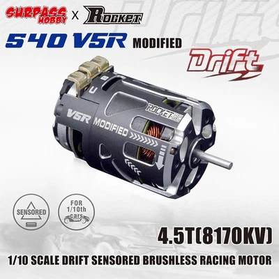 Surpasshobby Rocket 540 V5R 4.5T Sensored Brushless Motor für 1/10 1/12 1/14 Car - Bild 1 von 4