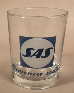 SAS Airline Cocktail Rocks Glas, Vintage - Bild 1 von 3