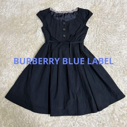 Abito al ginocchio Burberry Blue Label Nova Check nero 36 S (US:XS) 046559d