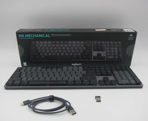 Logitech MX Mechanical Wireless Illuminated Performance Keyboard Black - Picture 1 of 6