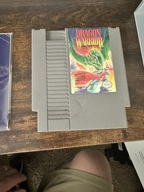 dragon warrior nes game with manual, sleeve and clamshell  protective case
