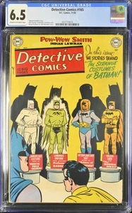 1950 Detective Comics 165 CGC 6.5. Classic Bat-suits Cover. Batman Robin. - Picture 1 of 2