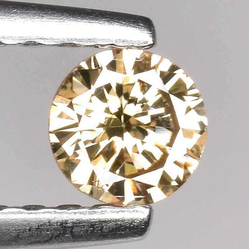 0.18ct Natural Loose Diamond Round Shape Dark Brown - I1 Clarity 3.7mm - Image 1 of 1