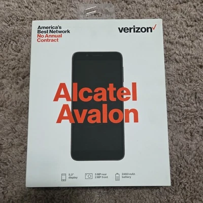 Verizon TCL Alcatel Avalon 16GB Prepaid Smartphone Grey NEW OLD STOCK SEALED - Image 1 of 4