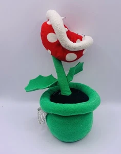 Juguete suave de peluche oficial Nintendo Super Mario planta piraña 2018 - Imagen 1 de 9