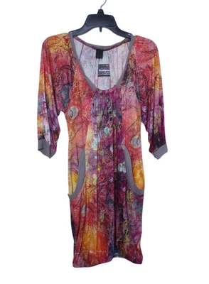 Vestido elástico tejido colorido S DESIGUAL verde azul amarillo Foto 1 de 4