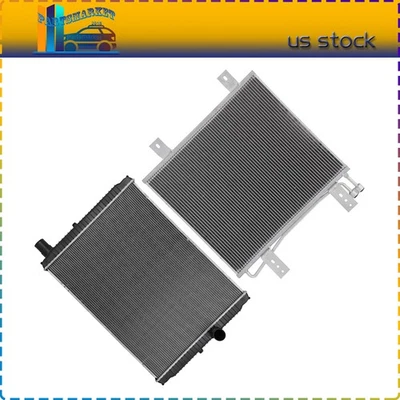 Radiator and A/C Cooling Condenser For 2003 International Harvester 9900i SFA Foto 1 de 4