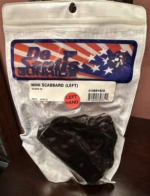 DeSantis Mini Scabbard Fits Glock 42  LH Black - 019BBY8Z0 - NIB - Image 1 of 2