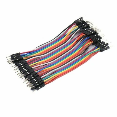UNMARKEED/GENERIC 40pcs Dupont 10CM Male To Male Jumper Wire Ribbon Cable for Breadboard Arduino