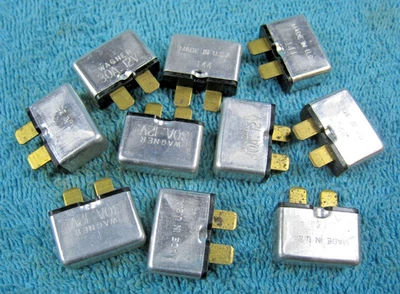 Lote a granel de 10 fusibles automotrices estilo hoja NOS WAGNER 30 amperios 12 voltios modelo 144 Foto 1 de 4