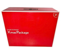 Sega Dreamcast Seaman Xmas Christmas Package Red controller console
