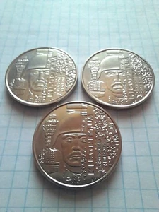 10 Hryvnia Cyborgs Ukrainian Coin 2018 Defenders Of Donetsk Airport,three coins - Picture 1 of 2