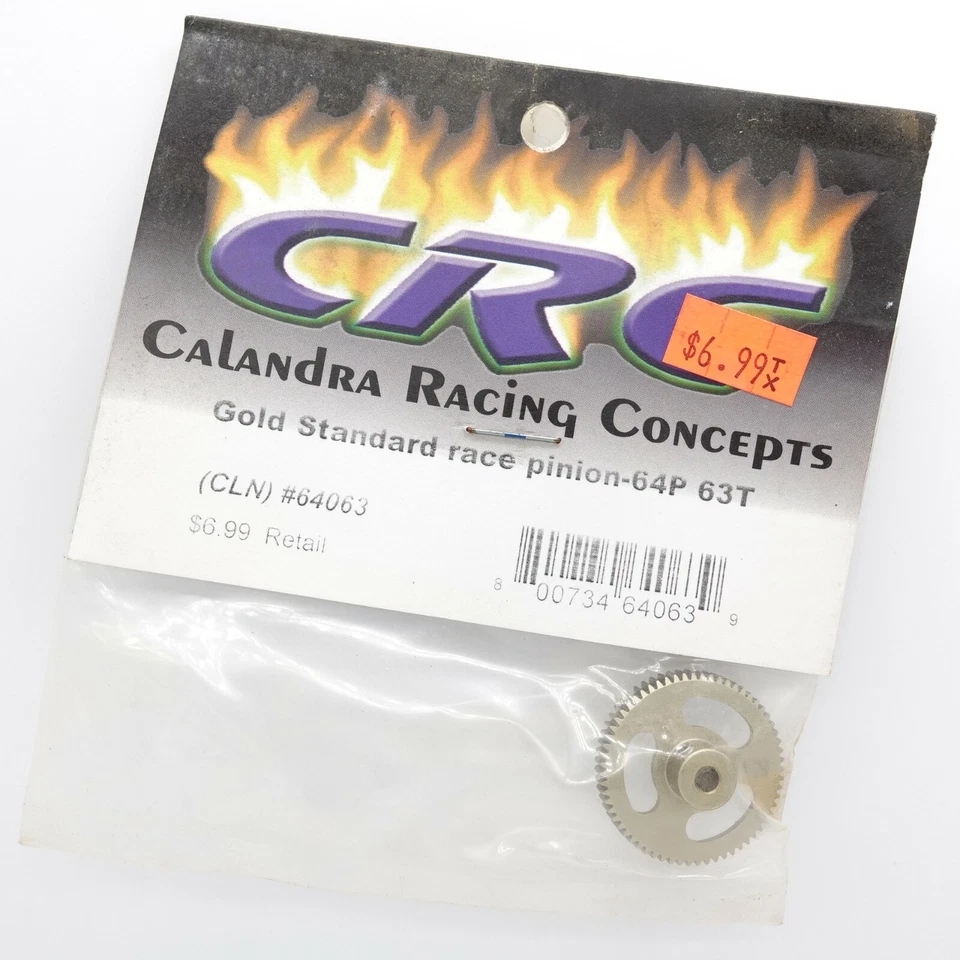 CRC 64063 "Gold Standard" Aluminum Machined 64 Pitch Pinion Gear, (63 Tooth) - Image 1 of 1