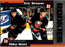 Mike Watt / Eric Brewer New York Islanders 1998-99 Pacific Omega Rookies #153