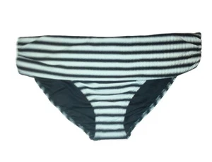Damen Größe 22 Bikiniunterteil M&S Roll Top Slips schwarz Mix hohe Bauchdecke - Bild 1 von 6