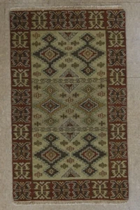 Sumak Vintage | 3'1" x 5'0" Anudado a Mano Tradicional | 100% Lana - Imagen 1 de 7