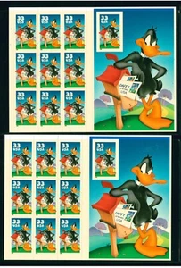US Scott # 3306 & 3307 /Daffy Duck Panes Both panes of 10 Stamps each MNH - Picture 1 of 1