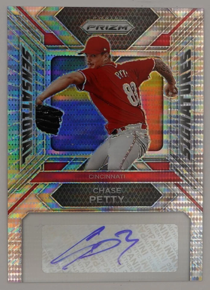 Chase Petty 180/199 2024 Panini Prizm Sensational Signatures Pulsar Cincinnati - Image 1 of 2