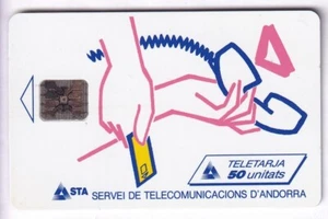 ANDORRE TELECARTE / PHONECARD .. 50U AND6 SC5AN STA 1 GE.39962 CHIP/PUCE C.14€ - Imagen 1 de 2
