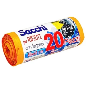 100 BUSTE SACCHI SACCHETTI RIFIUTI SPAZZATURA RACCOLTA DIFFERENZIATA 50X60cm ARA - Foto 1 di 2