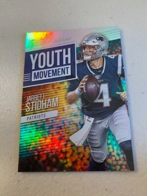 2020 Panini Prestige #YM-JS Jarrett Stidham PATRIOTS YOUTH MOVEMENT insert - Image 1 of 2