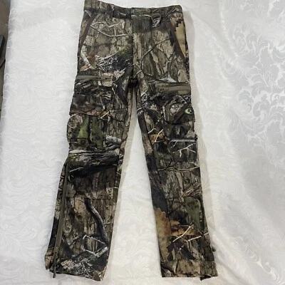 Mossy Oak Pants Youth Boys Camo Sherpa Lined Hunting Pants Small - Image 1 of 4