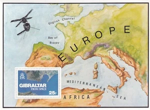 Gibraltar 1978 Yvert SS 5 Space MNH - Imagen 1 de 1