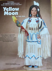 Sale! Yellow Moon of Native American Brides by Judy Belle -Danbury Mint 1992-NIB - Picture 1 of 9