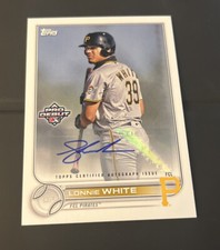 2022 Topps Pro Debut ROOKIE Auto Lonnie White Jr #PD-82 PIRATES