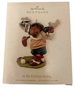 The Holiday Golf Swing Ornament By Hallmark. - Picture 1 of 4