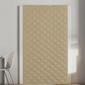 Insulated Door Screen, Full Blackout Thermal Front Back Door Curtains Privacy Th - Picture 1 of 9
