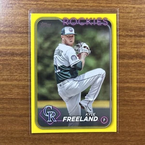 2024 Topps Series 1 - Yellow #198 Kyle Freeland - Bild 1 von 2