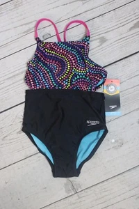 NWT ~ Speedo Girl's One Piece Swimsuit Size XS (5/6) ~ 2 Styles - Picture 1 of 9