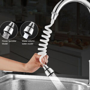 Nozzle Kitchen Hose Kitchen Long Telescopic Faucet Sink Shower Extender Spra *