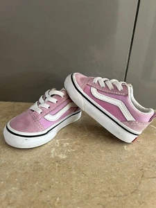 Vans Low Top Toddler Sneaker LILAC Colour Size 4 US - Picture 1 of 6