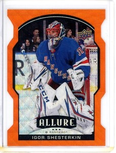 2020-21 Upper Deck Allure Igor Shesterkin 21 Orange Slice New York Rangers