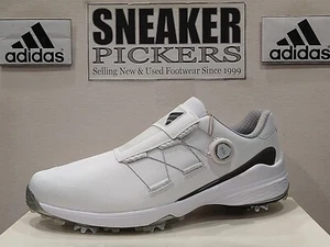 Adidas Men's ZG23 BOA GOLF Cleats - Size: 11.5 - GY9713 - White / Black - NEW ! - Picture 1 of 17