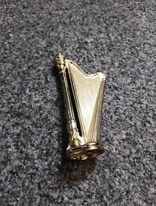 Heavy Miniature Brass Harp Made In England - Picture 1 of 6